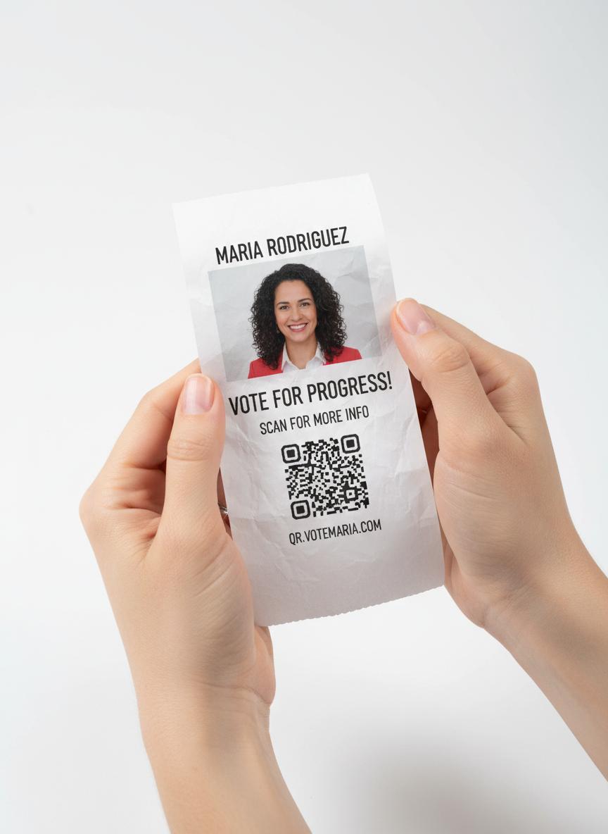 POS Receipt with Political Advertising